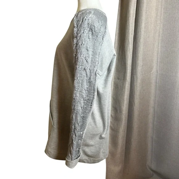 Soft Surroundings Ana Pullover Tunic Grey Heather Cozy Comfy New womens size Med - Picture 16 of 16